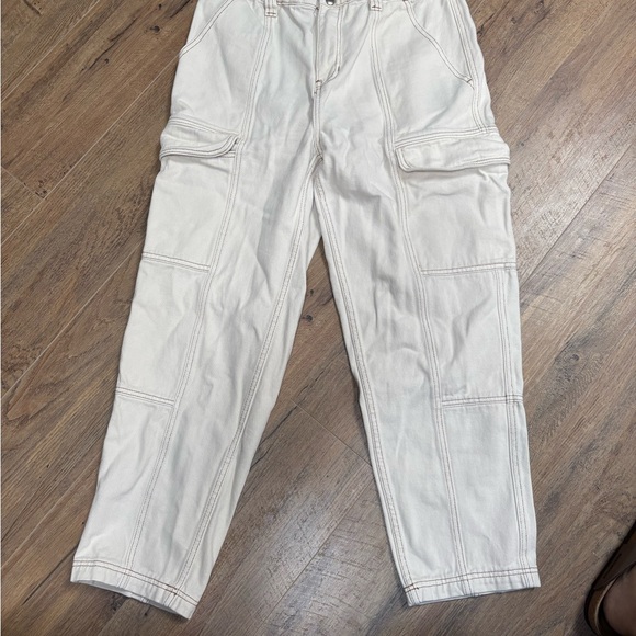 PacSun Pants - Pacsun | Women’s Off White Cargo Pants Size Large